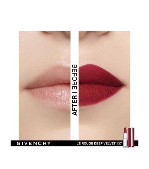 givenchy chevrons de velours|Givenchy deep velvet lipstick.